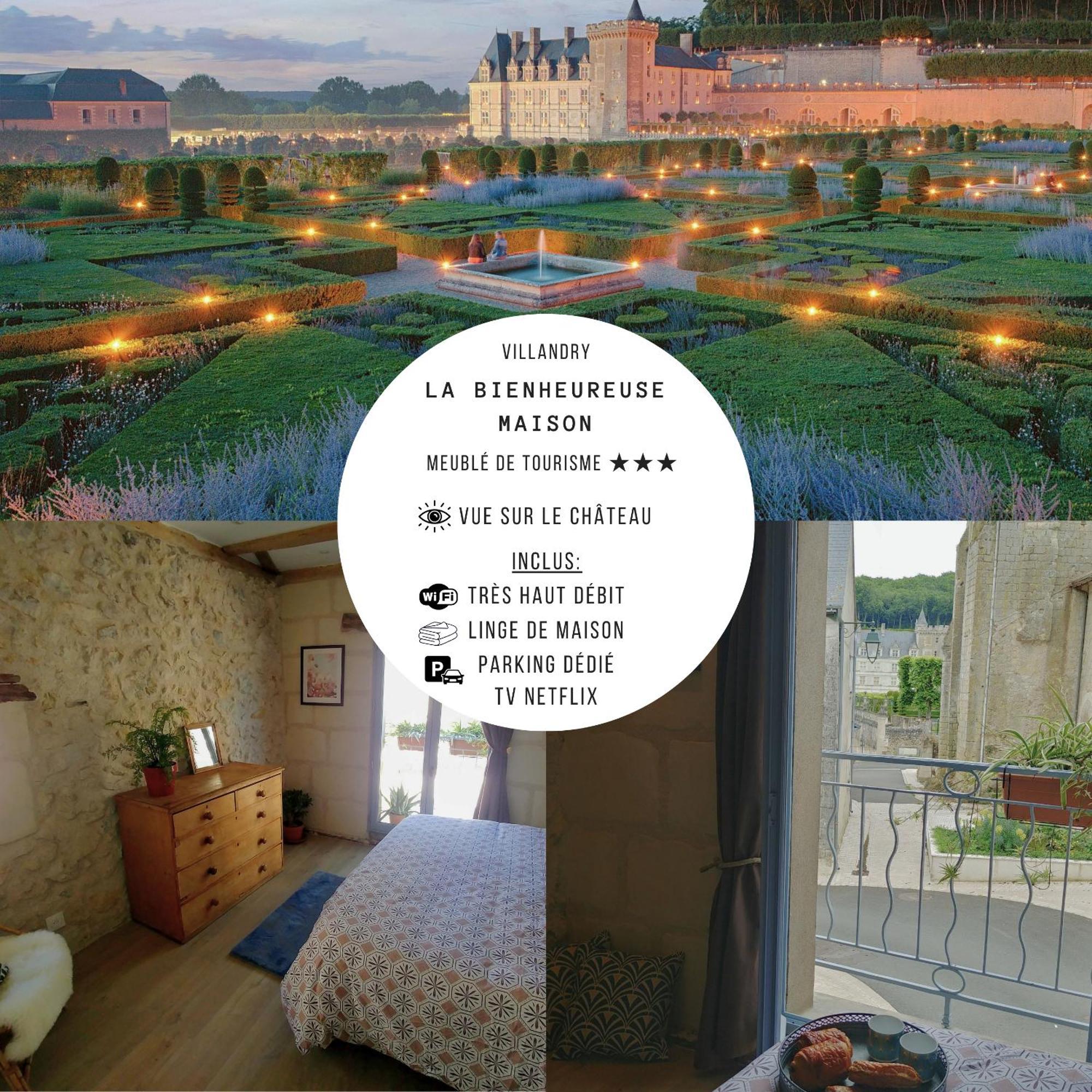 La Bienheureuse Maison, Vue Sur Le Chateau De Villandry Buitenkant foto